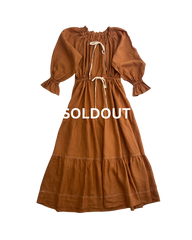 Linen Tangerine Dress Size 10