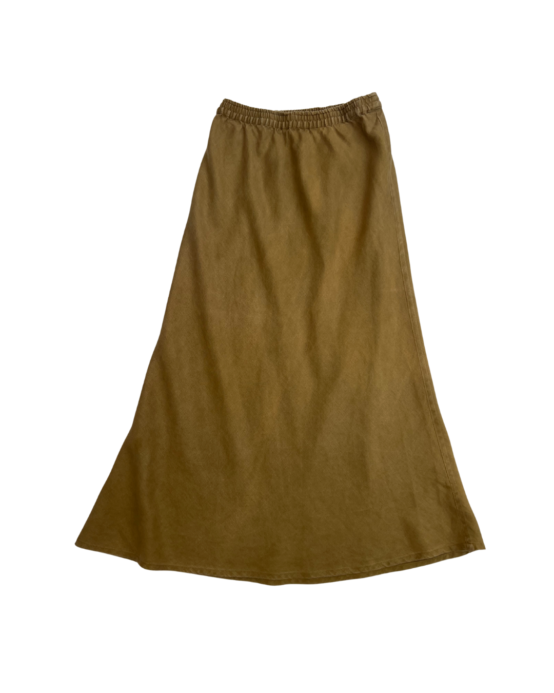Olive Linen Clo Bias Skirt Size 10