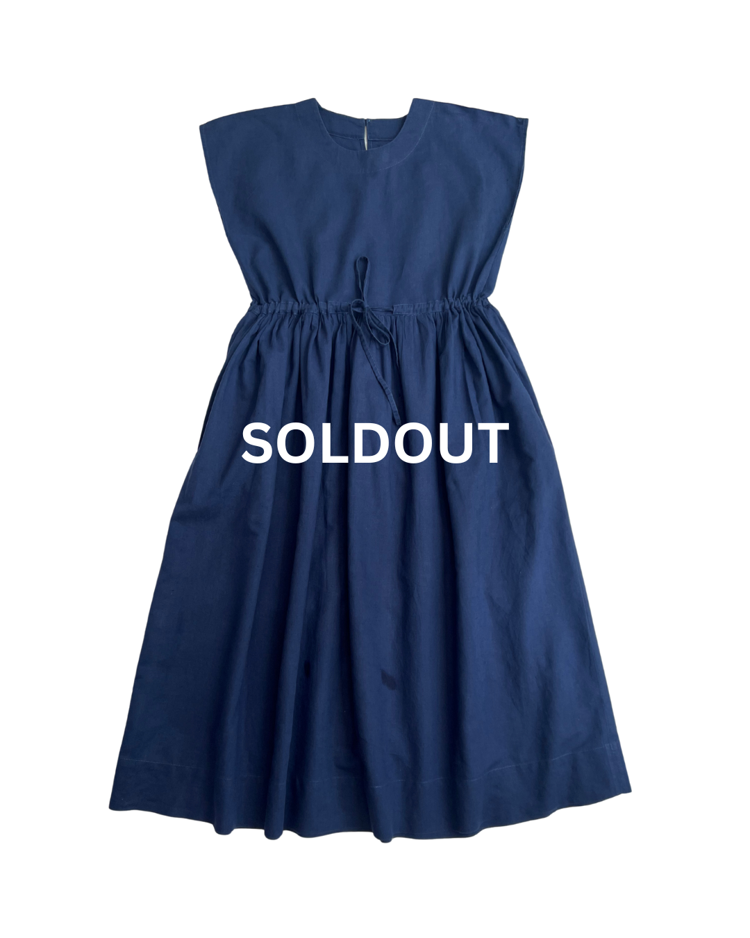 Navy Linen Wyn Dress Size 10