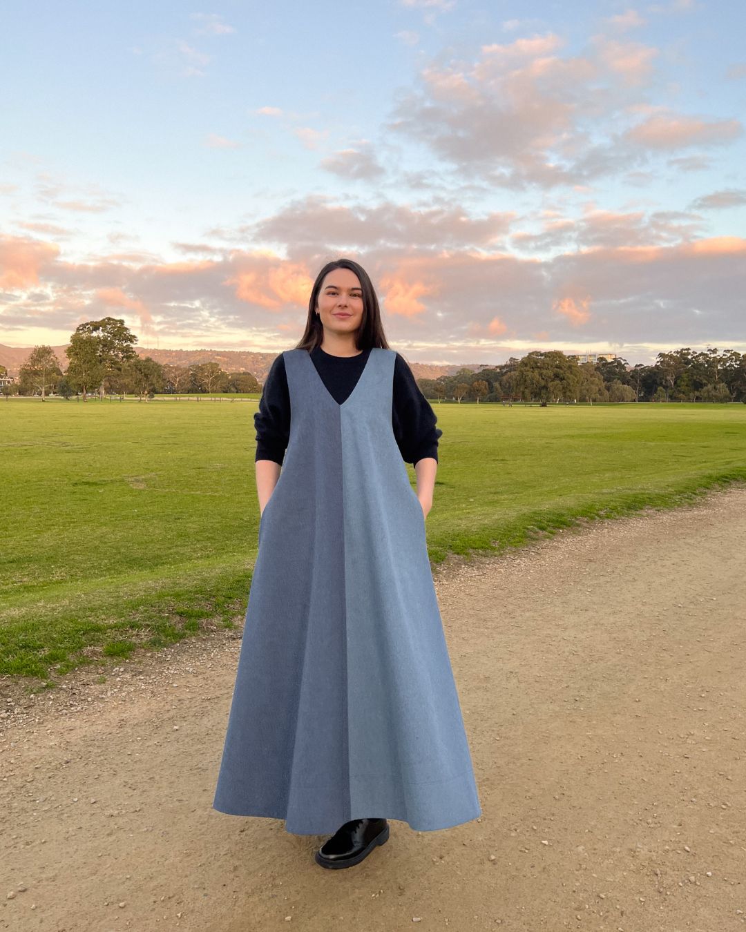 Two Tone Ora Pinafore
