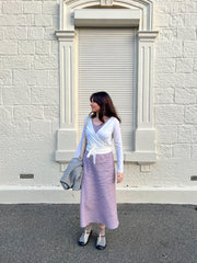 Purple Lea Bias Dress Size 8