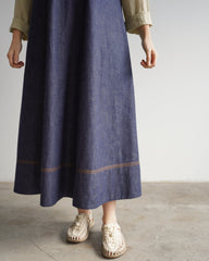 Ora Pinafore Dress - Japanese Denim