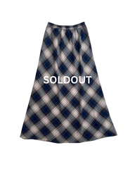 Plaid Clo Bias Skirt Size 10