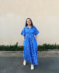 Blue Ade Shirt Dress Size 10
