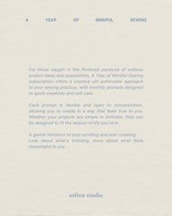 A Year of Mindful Sewing Subscription