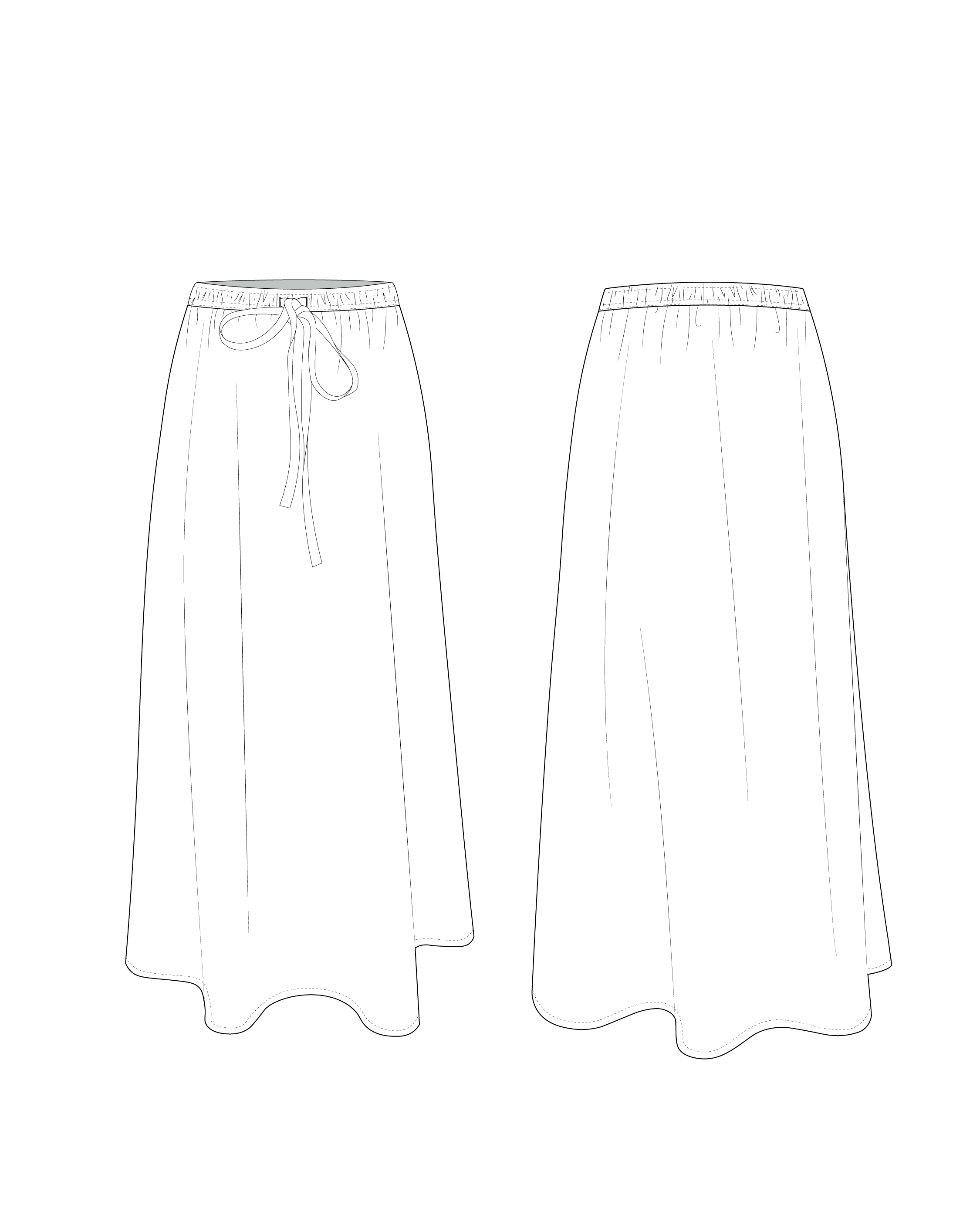 Clo Bias Skirt PDF Pattern Size 6-24 – Soften Studio