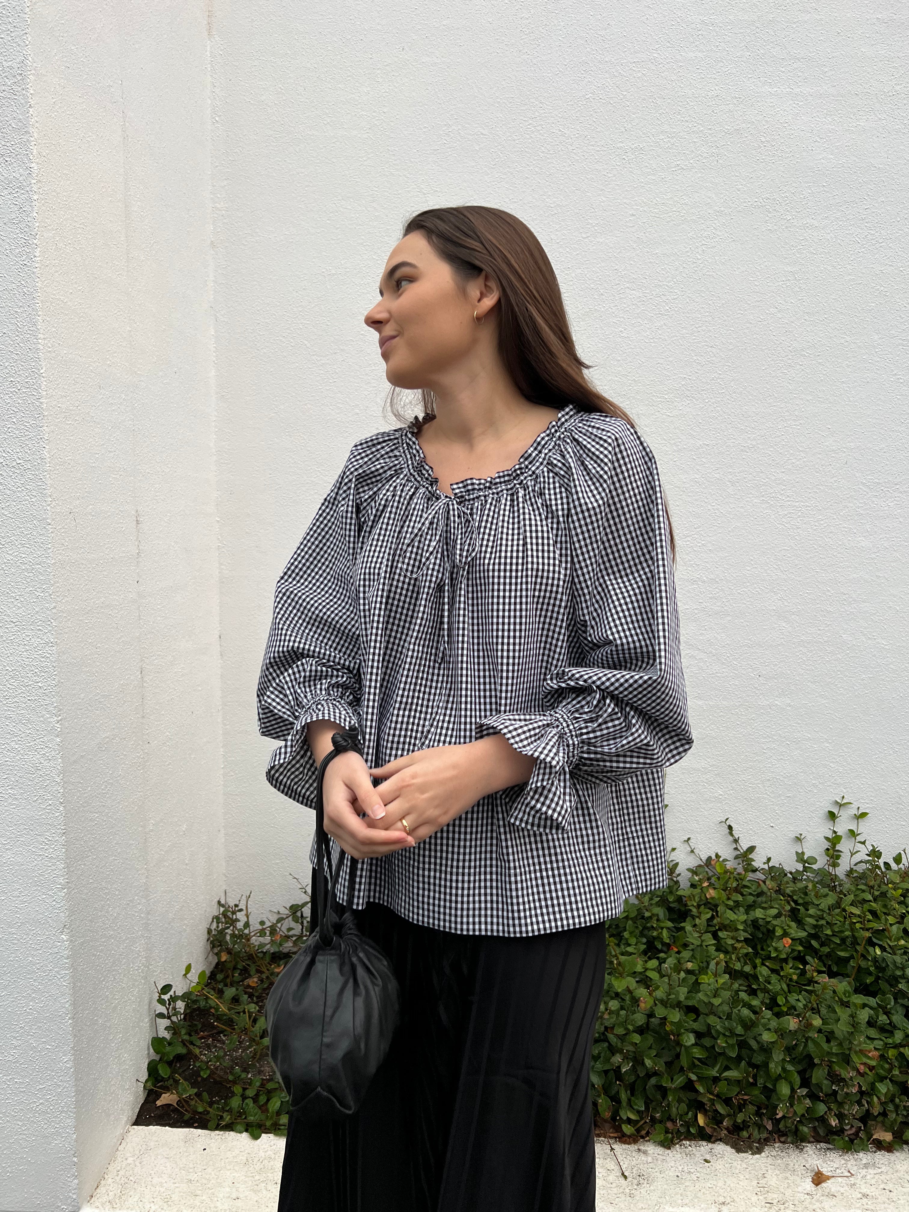 Gingham Rue Blouse Size 10