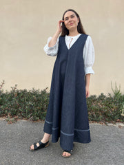 Denim Ora Pinafore Size 10