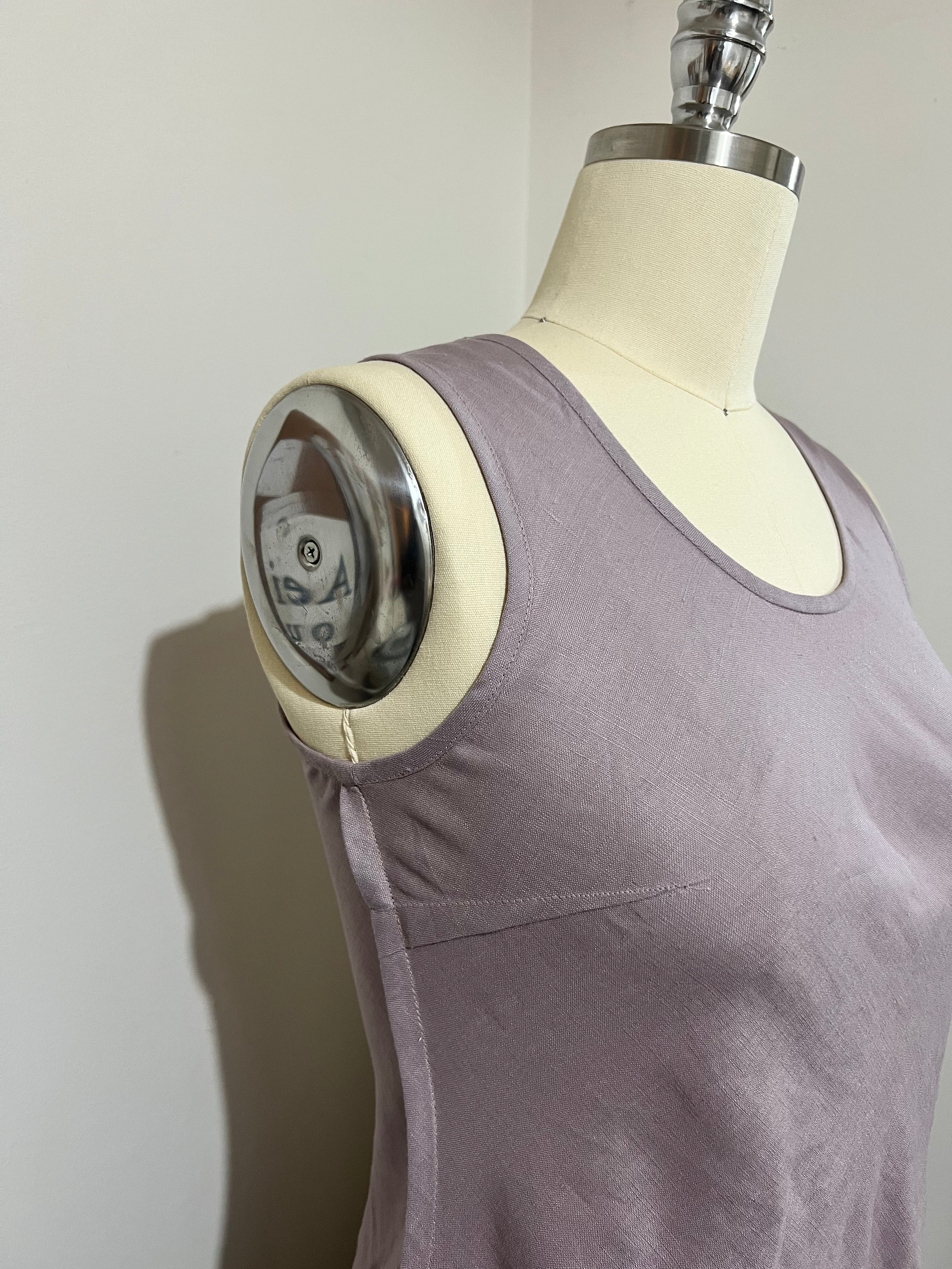 Purple Lea Bias Dress Size 8