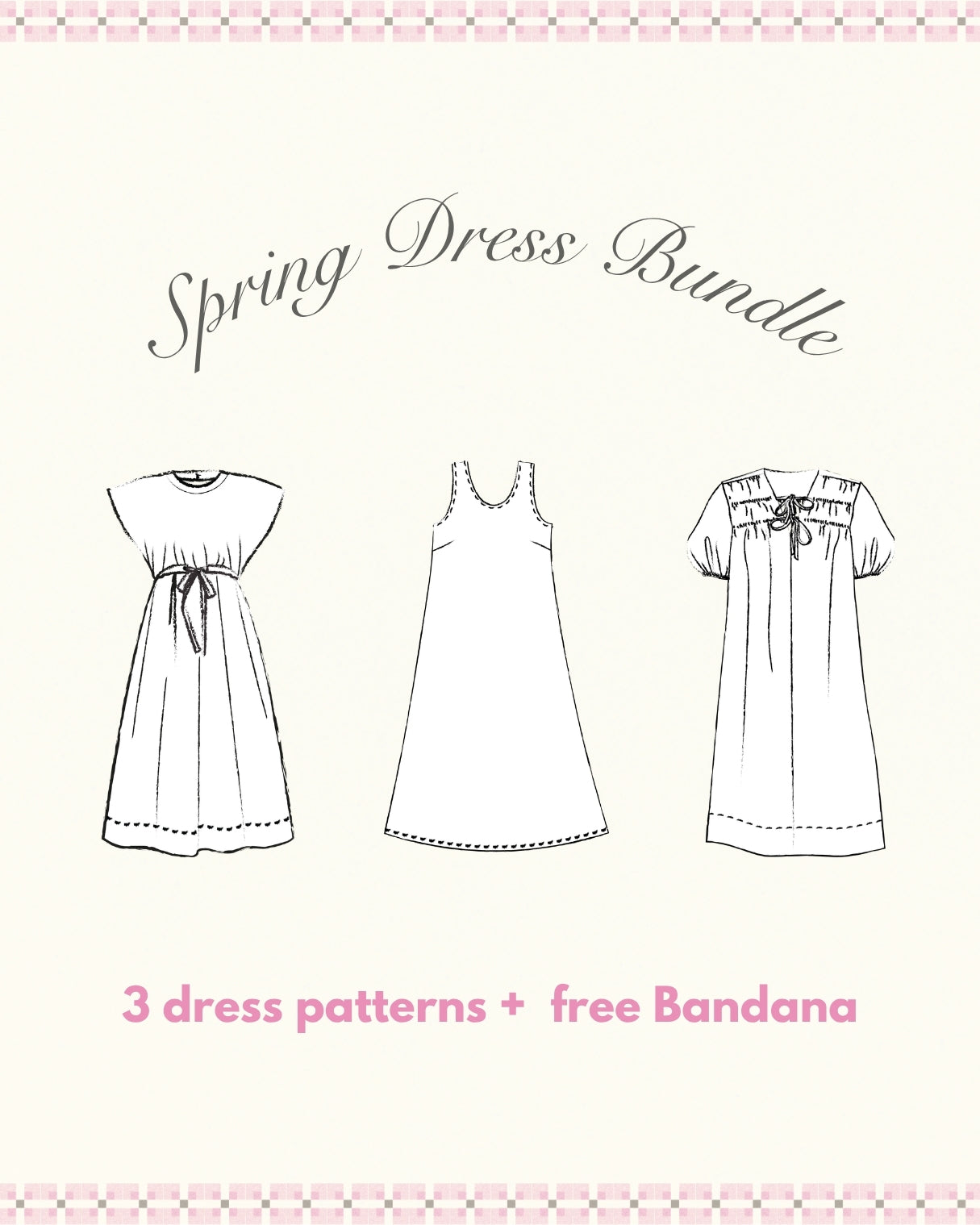 Spring Dress Bundle + free Bandana