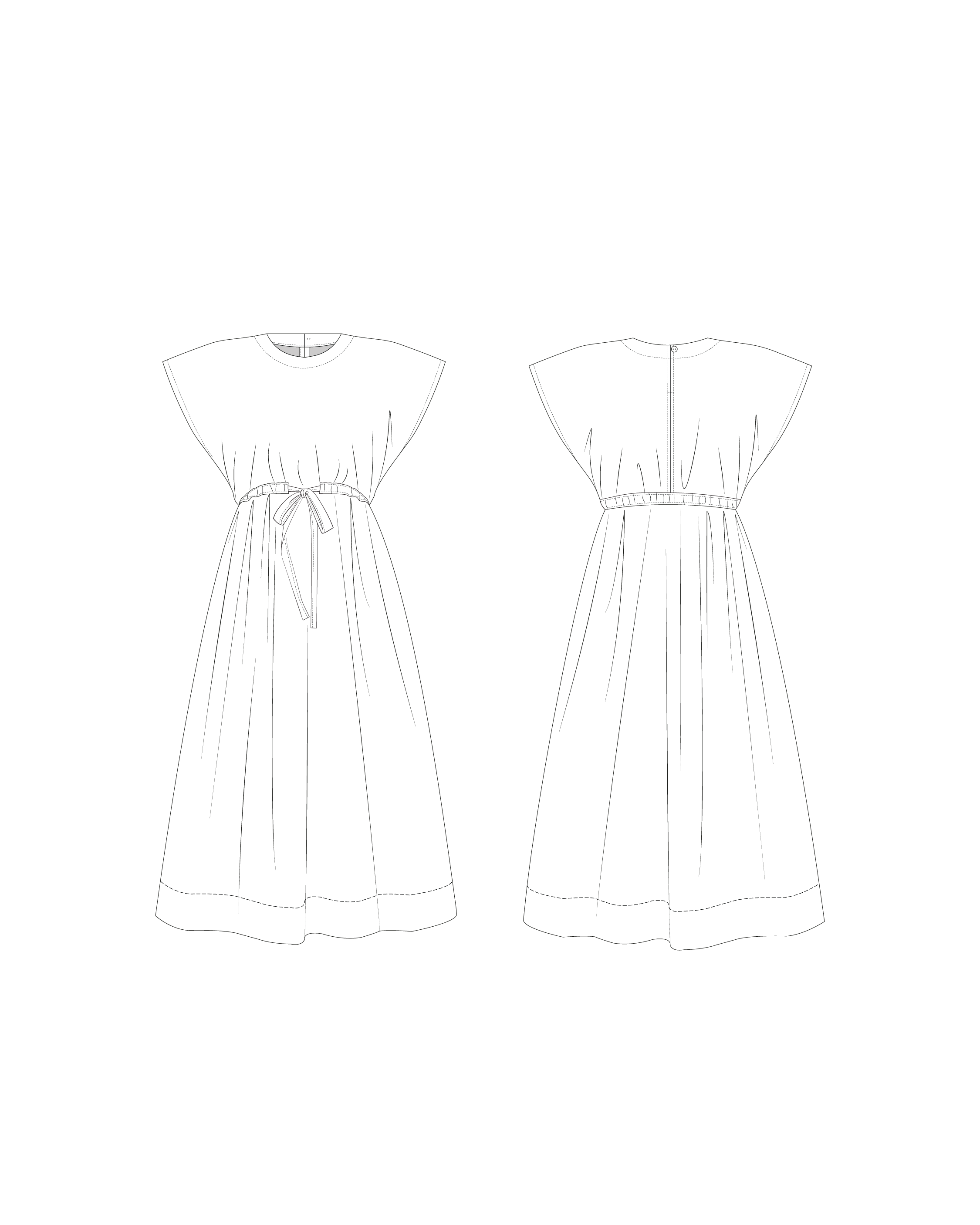 Wyn Dress PDF Pattern Size 6-24