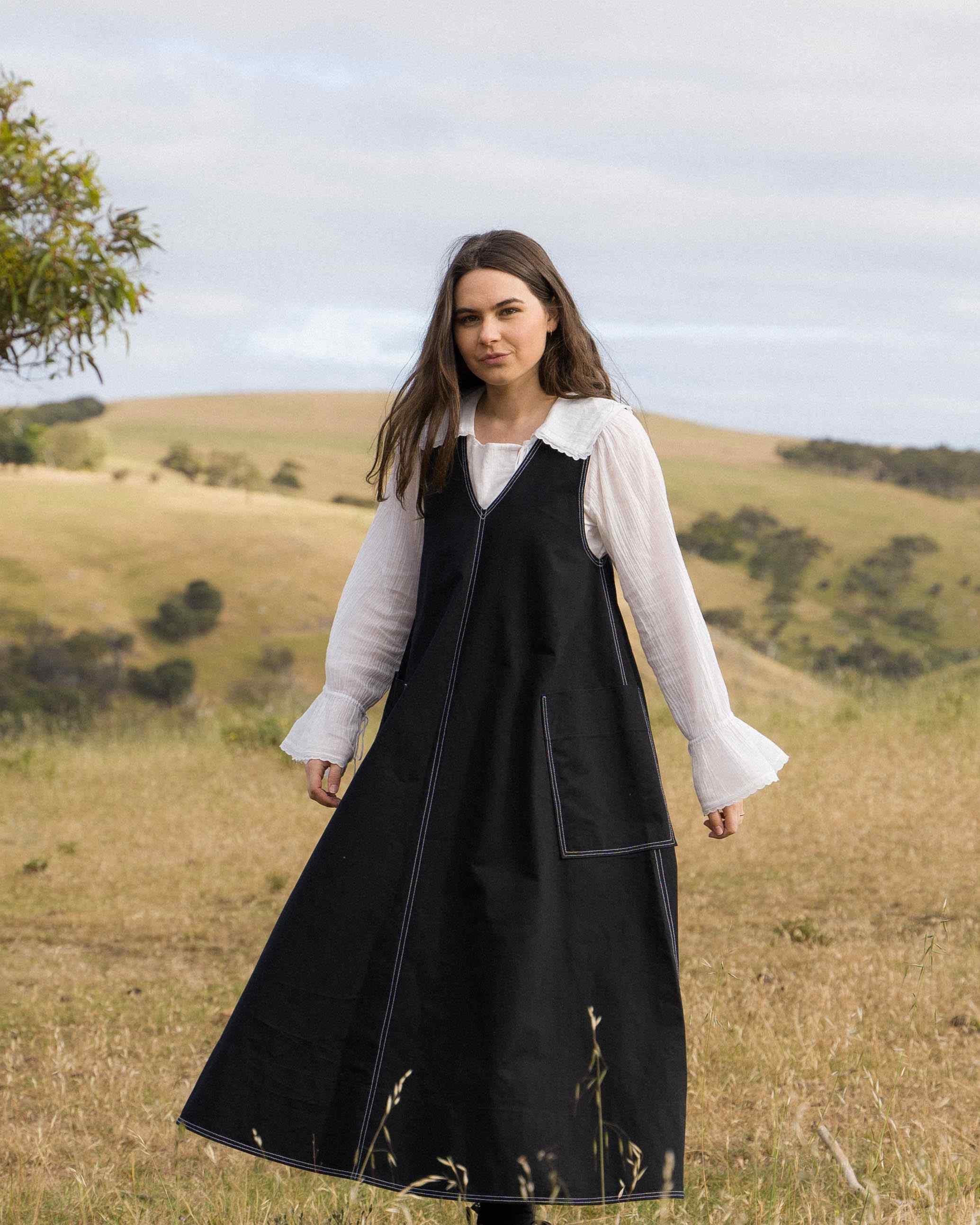Ora Pinafore PDF Pattern Size 6-18 Soften Studio Ora Pinafore PDF Pattern Size 6-18 Soften Studio